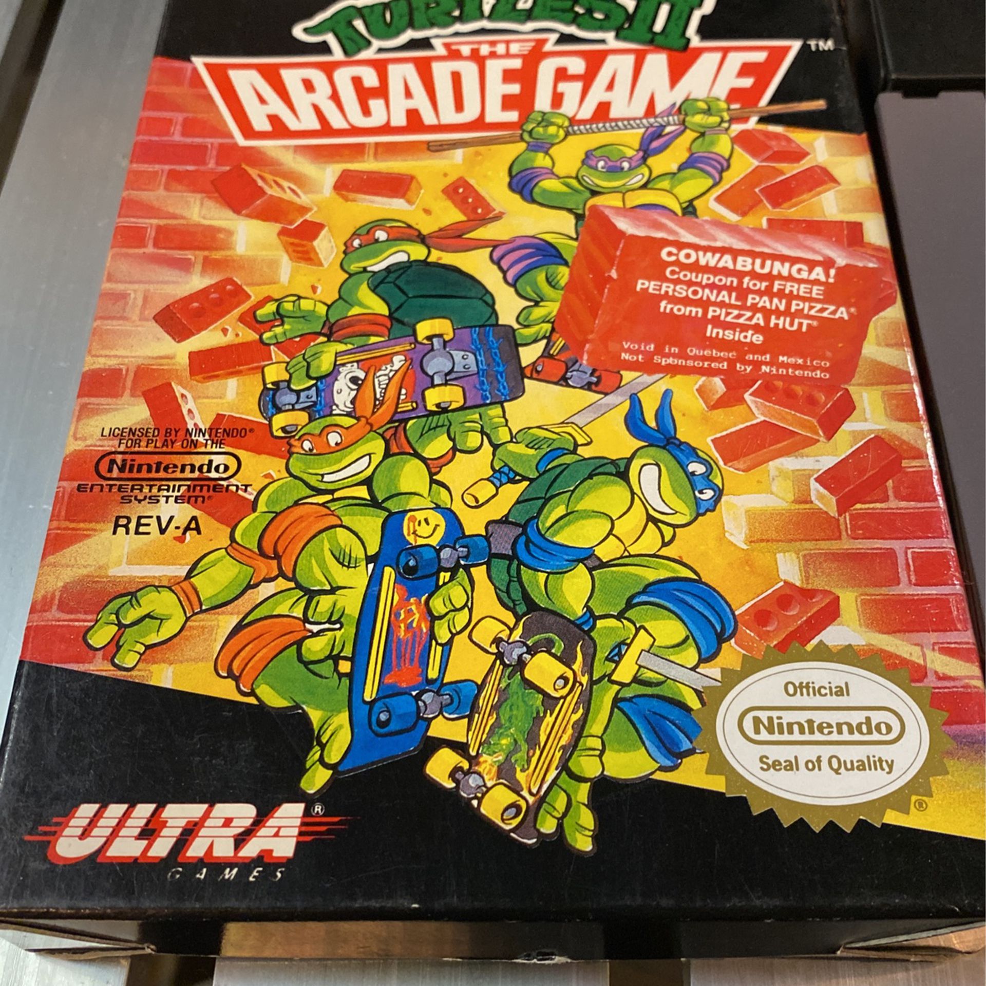 Teenage Mutant Ninja Turtles 2 the arcade game
