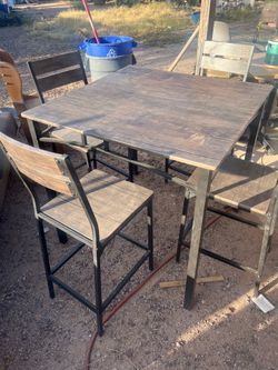 Table and chairs