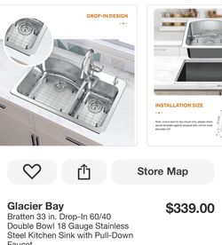 Dolancourt Tight Radius 25 in. Drop-In Single Bowl 18 Gauge Stainless Steel Kitchen Sink with Pull-Down Faucet