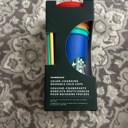 Starbucks Reusable Color Changing Cold Cups