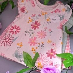 Baby Girl 0-3 Months BNWOT George Supersoft Tops Set