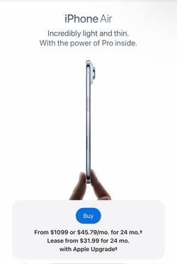 iPhone Air Brand new