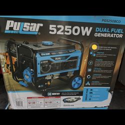 Pulsar 5250watts Generator.  Gas Or Propane.  Brand New