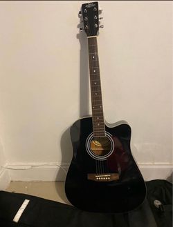 Black Acoustic Guitar