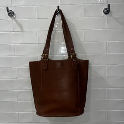 Vintage Coach Bag Legacy Large Shopper Tan Leather