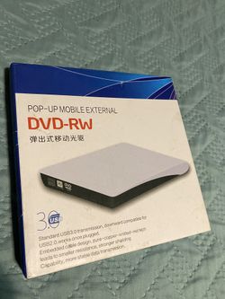 Pop-Up Mobile External DVD-RW