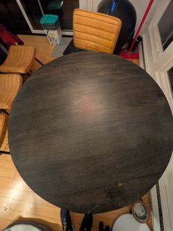 CB2 Acacia Wood Dining Table