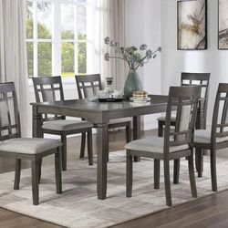 Dining Table + 6 Chair Set