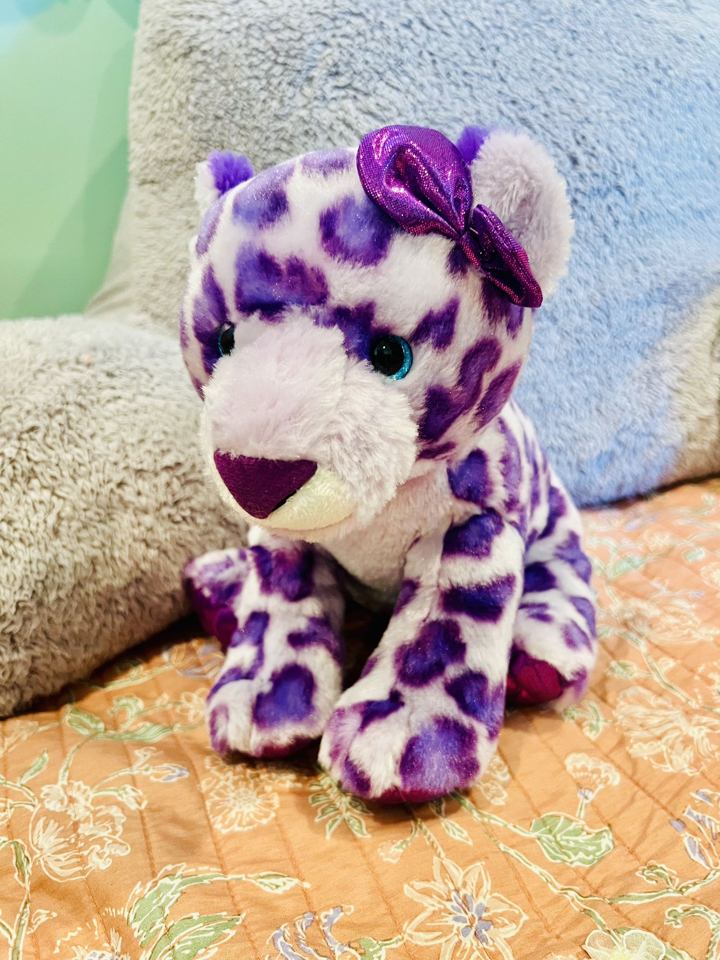 Leopard Stuffed Animal - Purple ππ§Έ