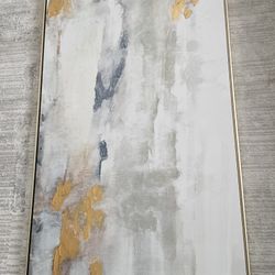 Kirkland's Home Abstract Wall Art Gold Grey 30×60