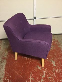 Purple armchair
