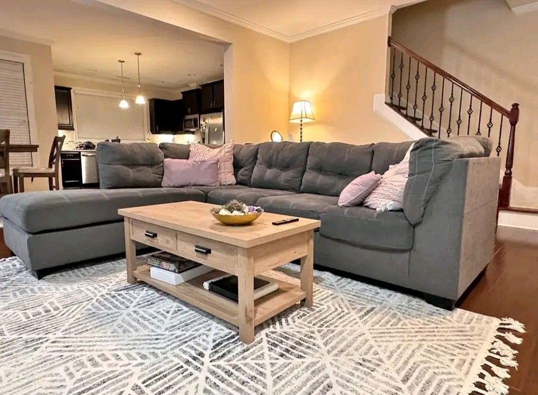 Light Grey Sectional Couch