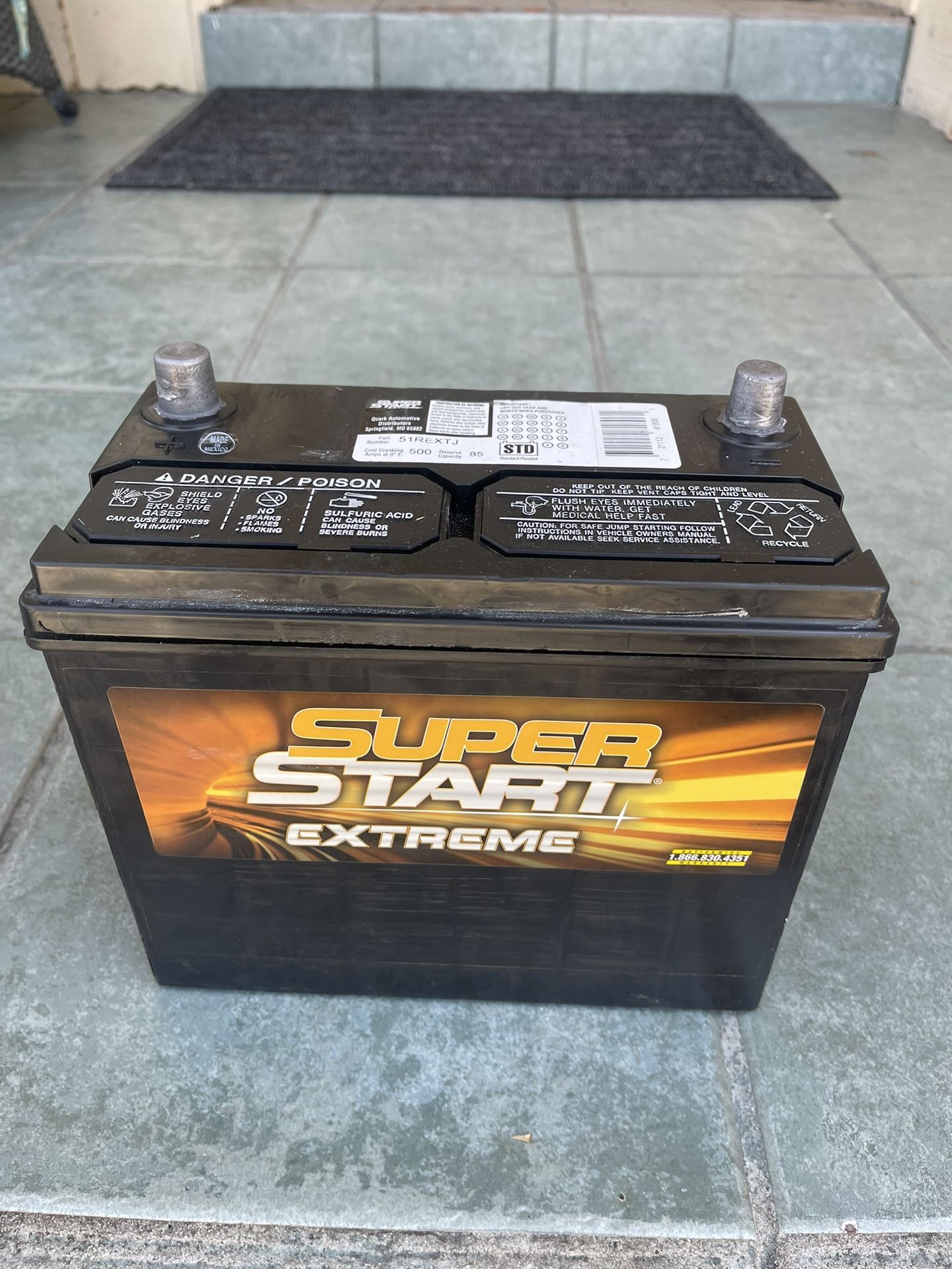 Honda Civic Car Battery Size 51r $85 With Your Old Battery 
