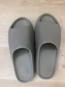 Gray Foam Slide Sandals