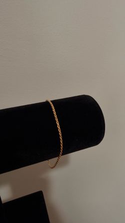 14kt Gold Rope Bracelet