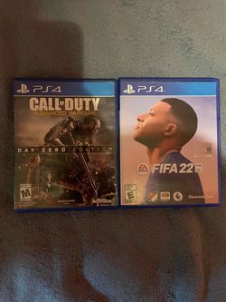 PS4 Game Bundle – COD Advanced Warfare & FIFA 22