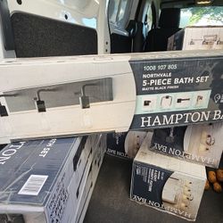 Hampton Bay Northvale 5 Piece Bath Set NIB
