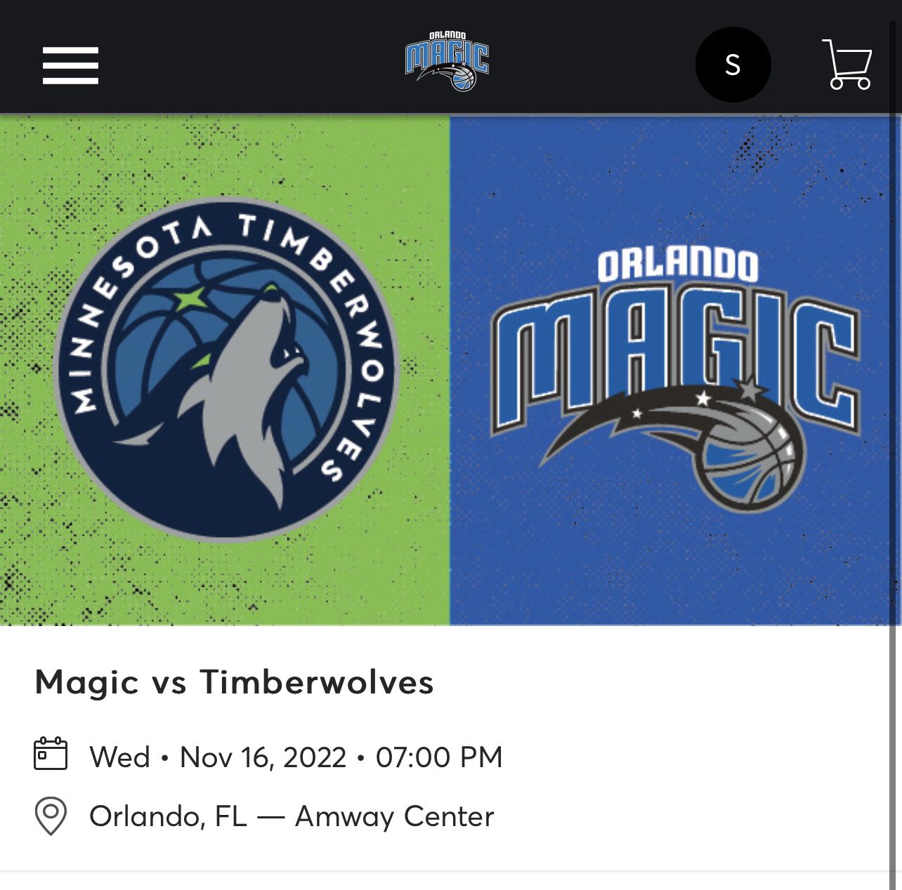 Timberwolves VS Orlando Magic