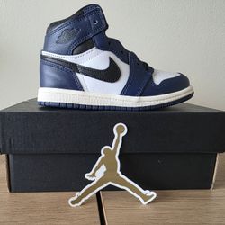 Jordan 1 Retro High OG - Navy/White - 9C