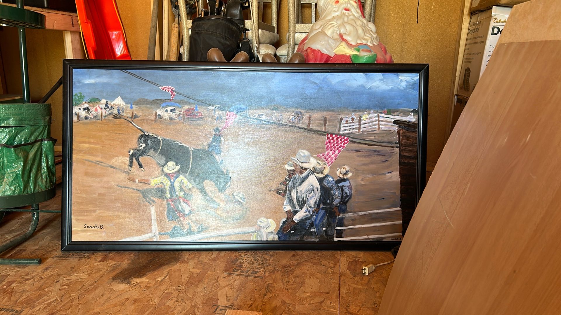 Sara B rodeo painting