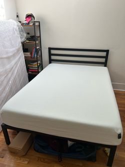 Basic full size bed frame FREE (+ mattress if you want $100)
