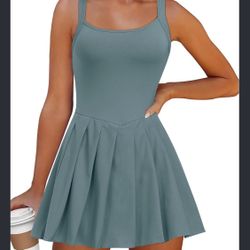 Women's Tennis Athletic Pleated Summer Mini Dress