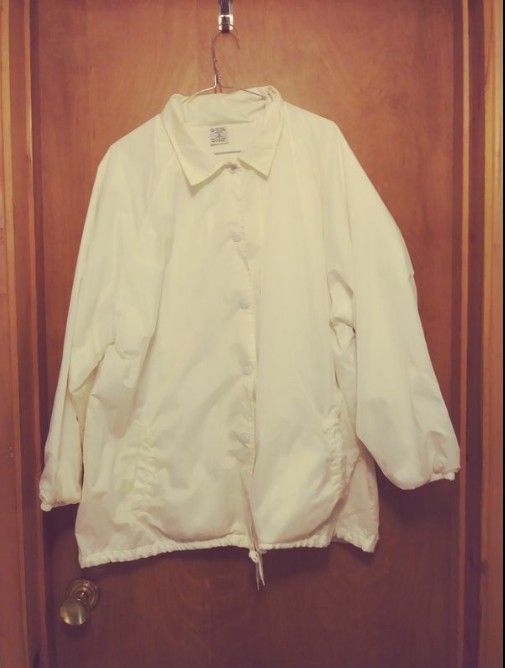 White Snap Jacket - XL