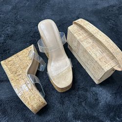 Vacation Handbag & Wedges Set