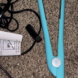 CHI For Ulta Beauty 1” Flat Iron Turquoise Blue EUC