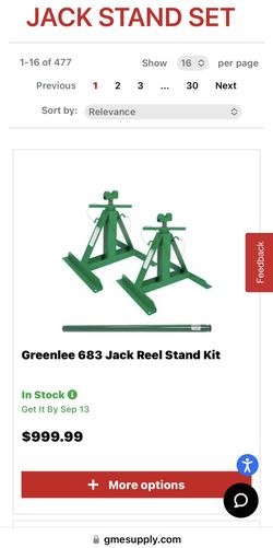 Jack Reel Stand Kit