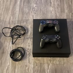 PS4!!! AND 2 CONTROLLERS!