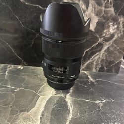 Sigma 35mm 1:1.4 DG 67  for Nikon F mount Lens