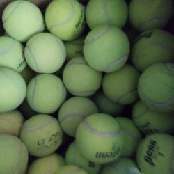 Lot Of Tennis Balls For Dogs Baseball More Than 30