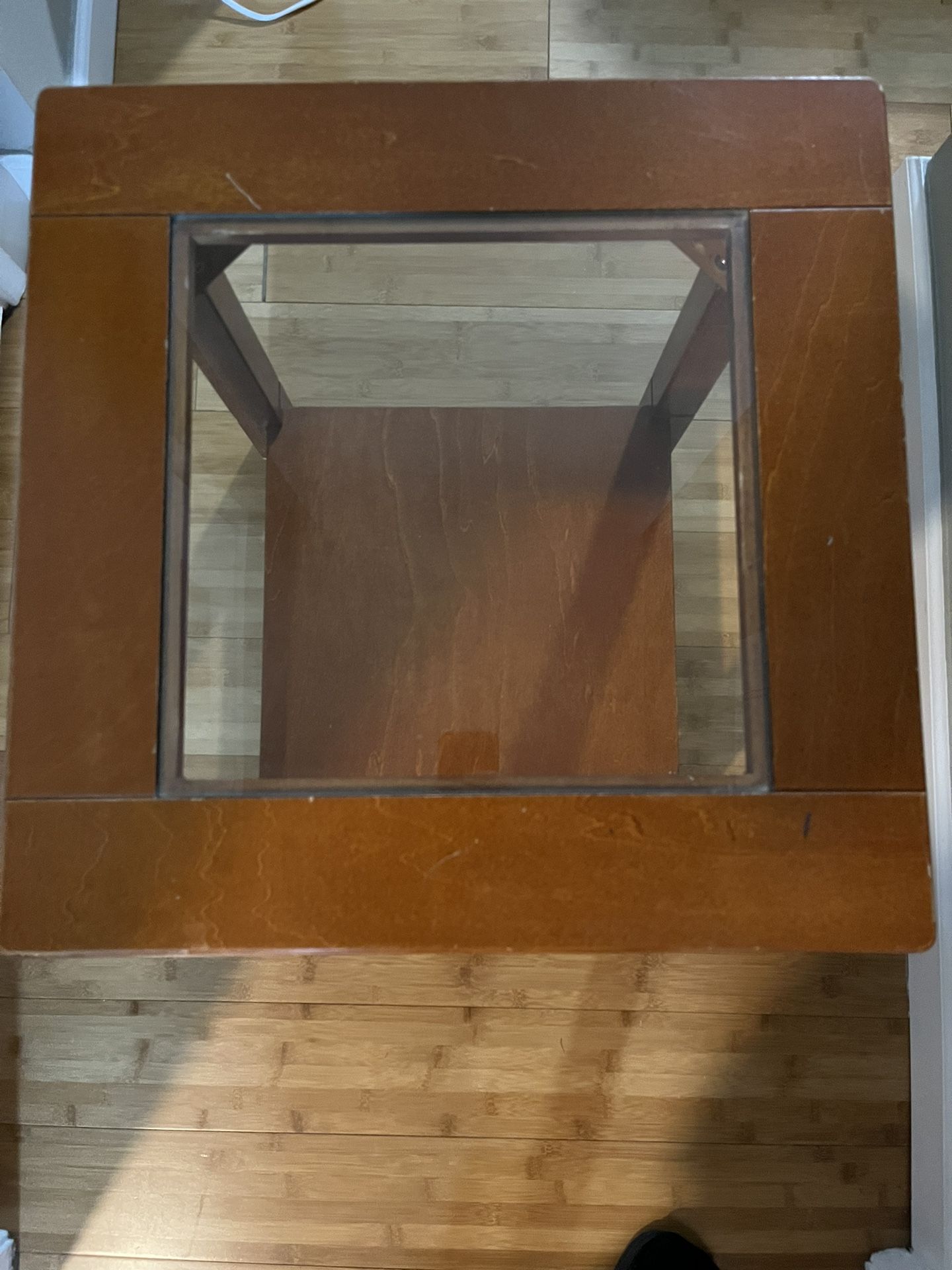 Glass Side Table