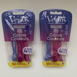 Venus 4 pack razors 