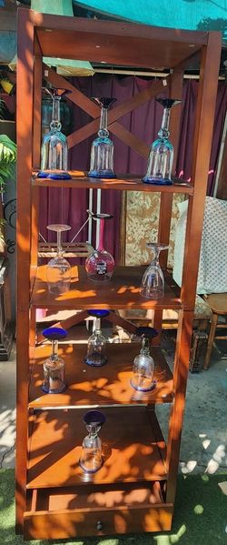 Wooden bookcase