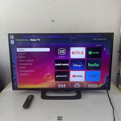 Insignia 32" Inch TV  LED - 1080p - Smart - HDTV Roku TV