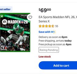 NFL MADDEN  26 For Xbox Series 1