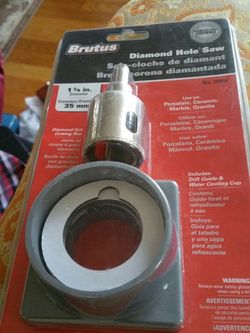 Brutus 1 3/8" Diamond Hole Saw Model 10569 BRAND NEW