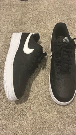 Black and white Nike Air Force 1’s
