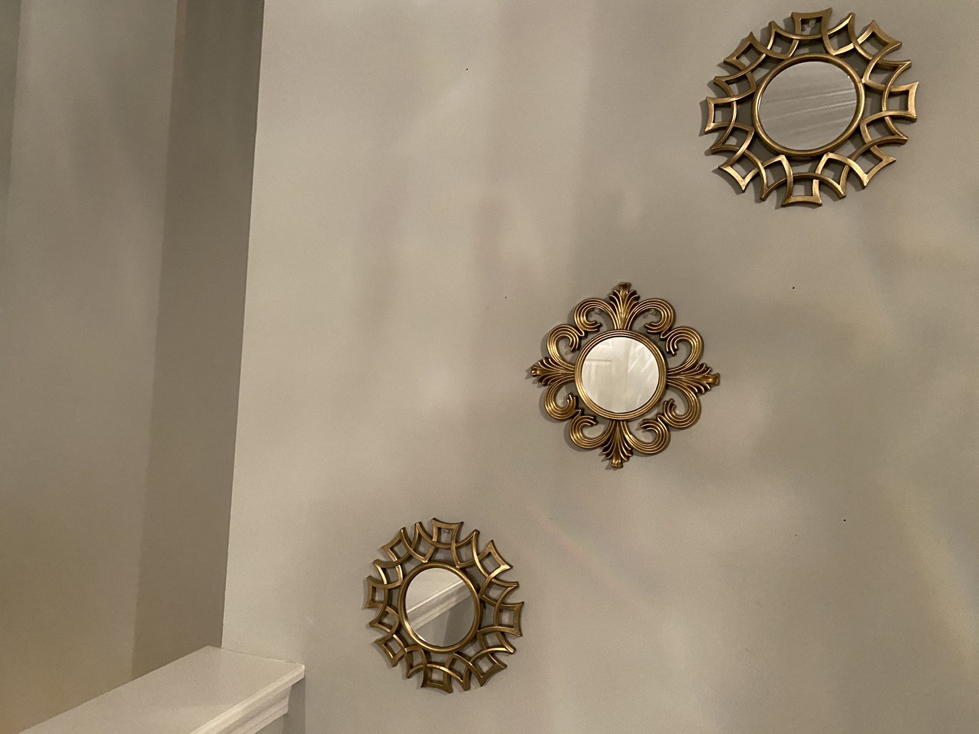 Golden Wall decor mirrors