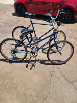 1980s pair Of Vintage Huffy Savannah Mountain Bikes