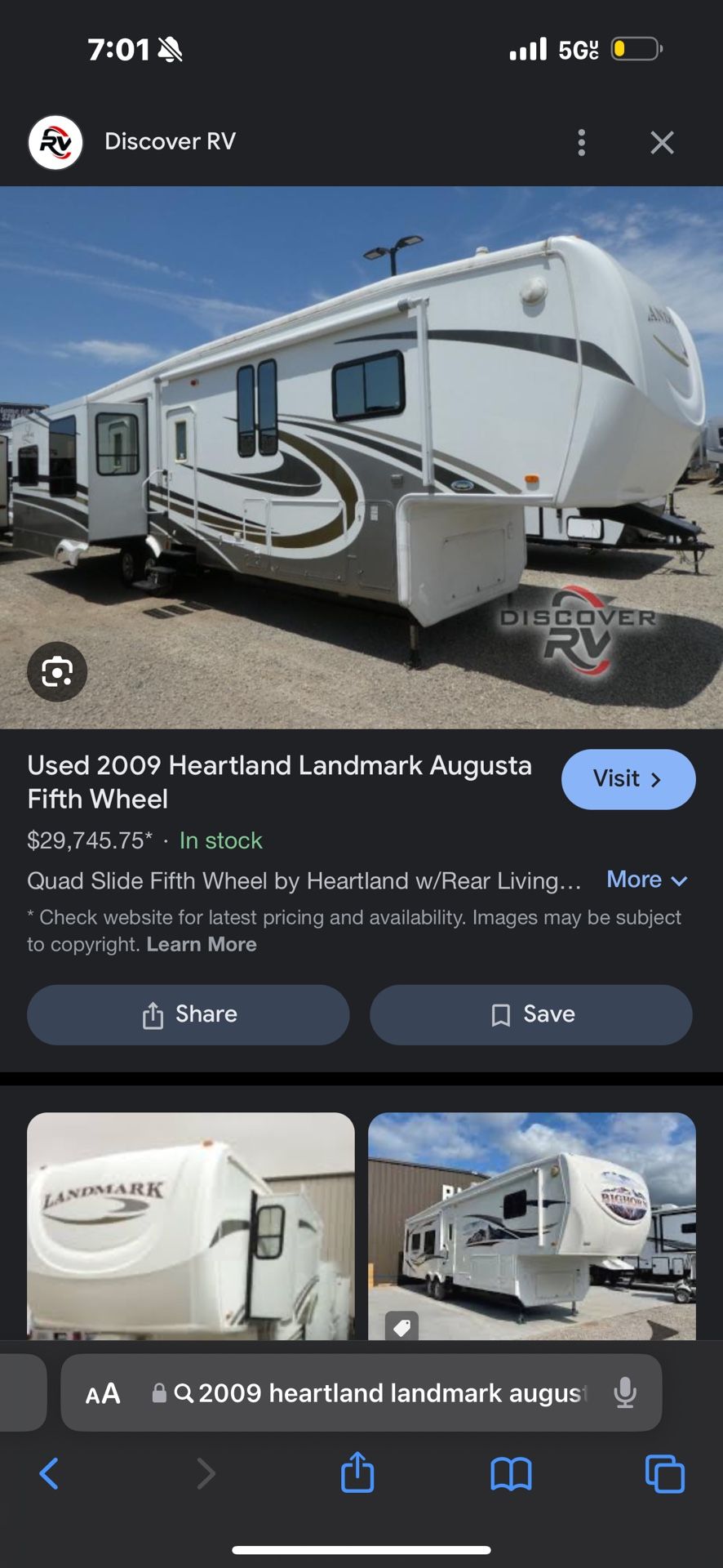 2009 Heratage Landmark Augusta edition