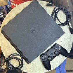 Sony Playstation 4 Slim 500GB Black Console Tested + Working