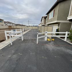 Picket Vinyl Fence Used New 