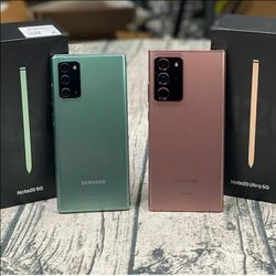 Samsung Galaxy Note 20 5G 128gb  Unlocked, FREE Smartwach/ Headphones. Pay $1 Today Rest in payments. NO CREDIT NEEDED FINANCING