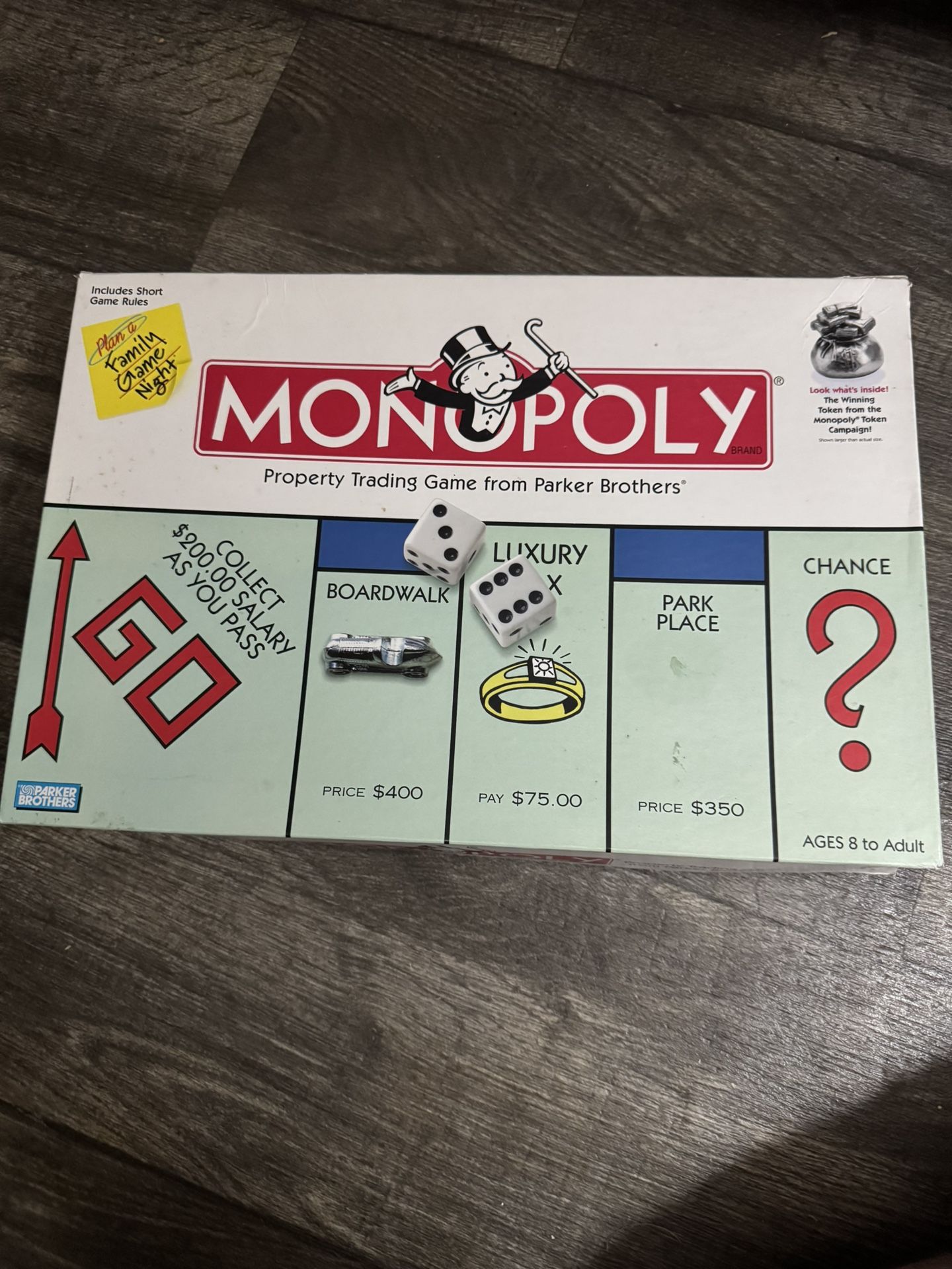 Monopoly Board Game 1999 Parker Brothers 65th Anniversary Edition Complete