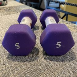 Pair of 5 Pounds Dumbbells 