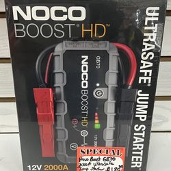 Noco Boost GB70 2000A Ultrasafe Jump Starter New 