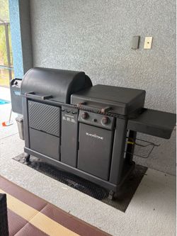Blackstone smoker flat top combo